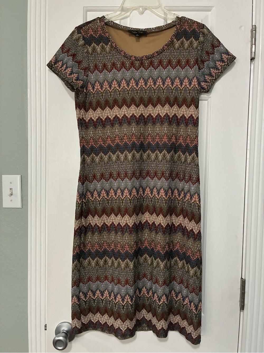 Melissa Paige stretch knit sheath dress
